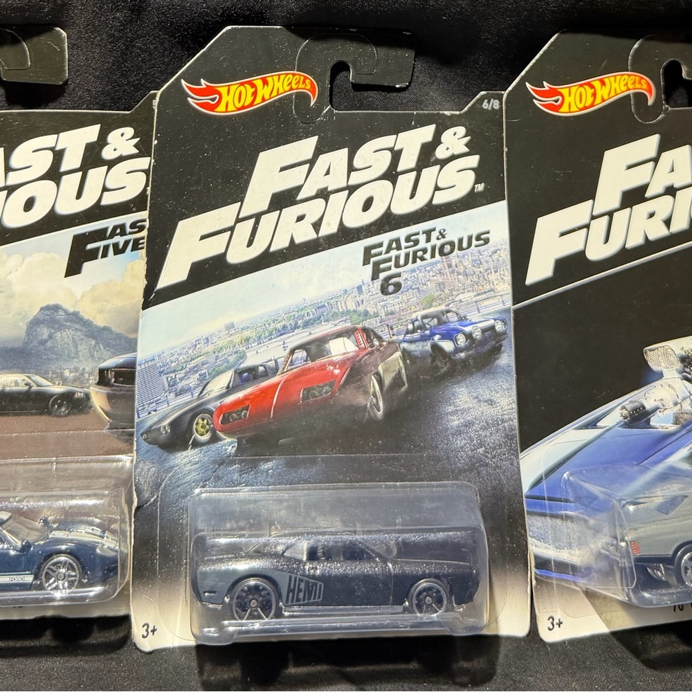 Hot Wheels Fast & Furious Black Toy Car